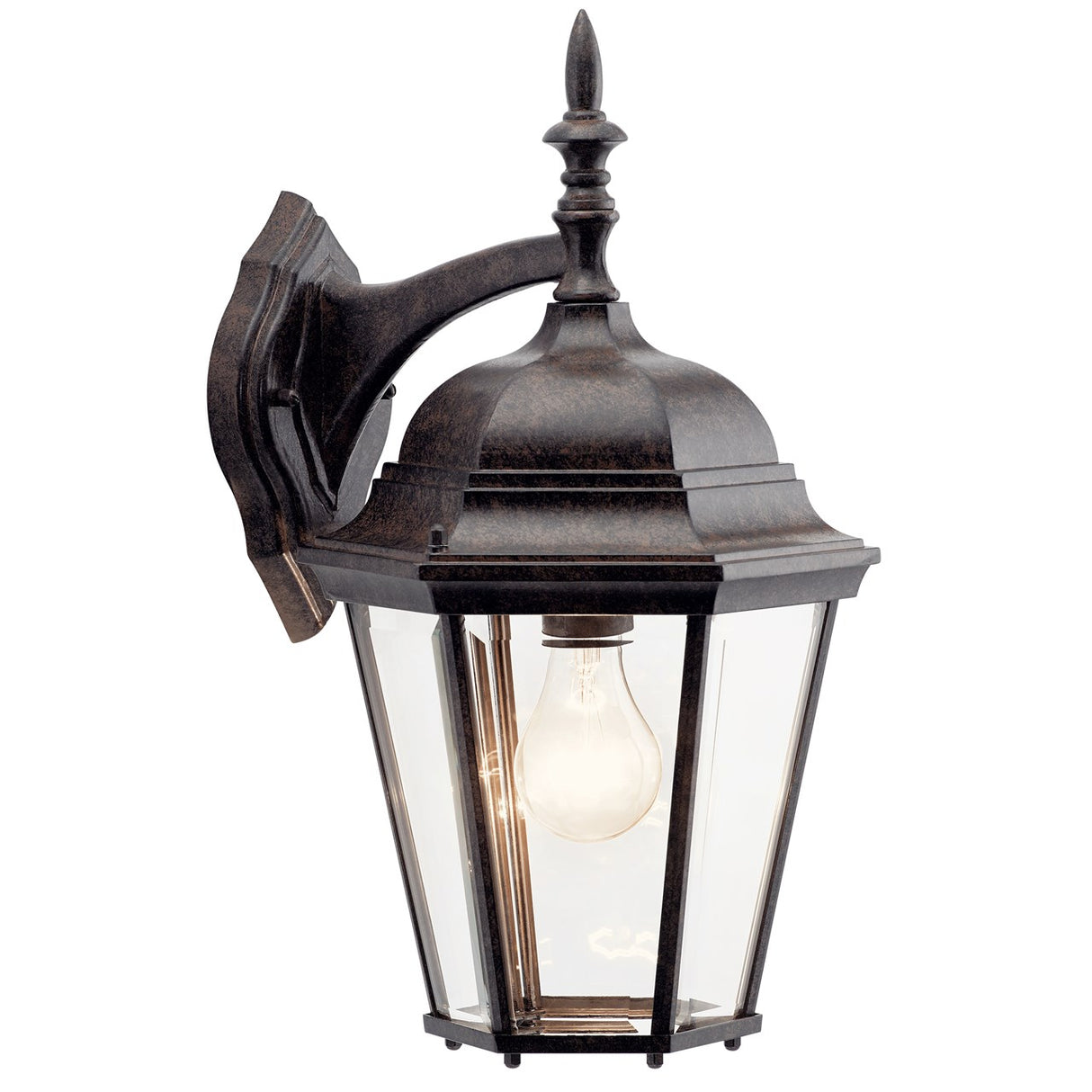 Kichler - 9655TZ - One Light Outdoor Wall Mount - Madison - Tannery Bronze