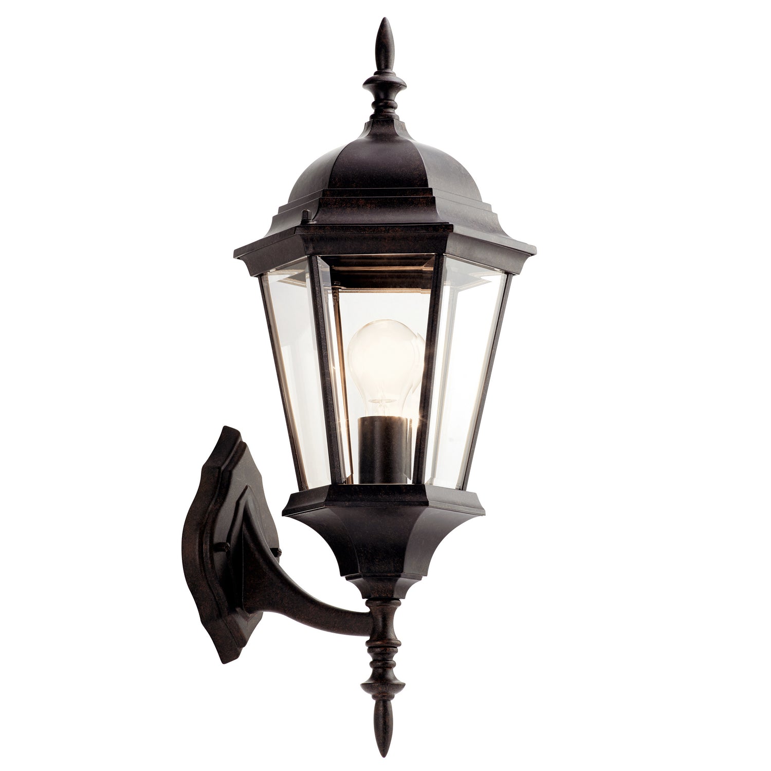 Kichler - 9654TZ - One Light Outdoor Wall Mount - Madison - Tannery Bronze