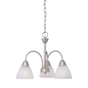 ELK Home - 190005117 - Three Light Chandelier - Tia - Matte Nickel