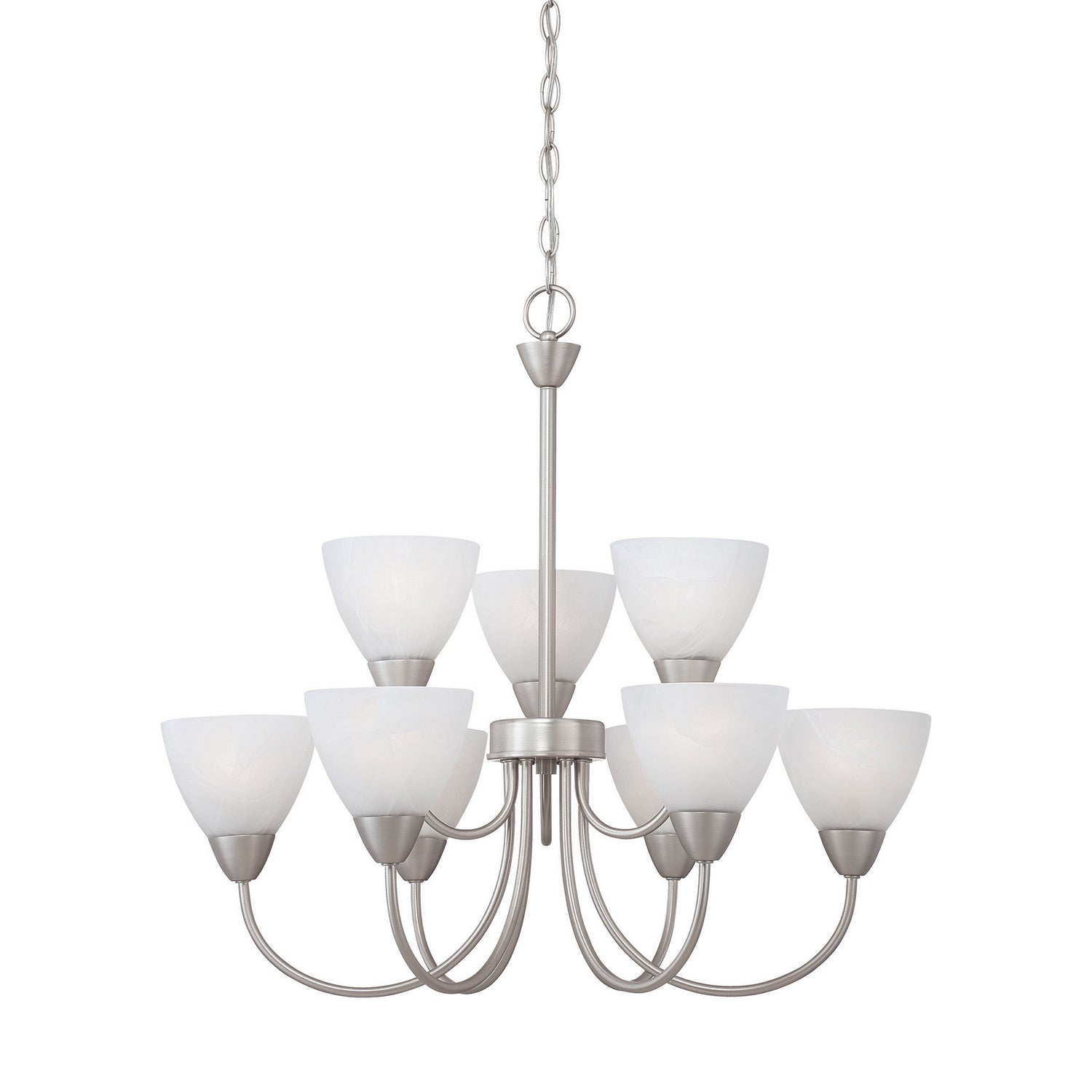 ELK Home - 190036117 - Five Light Chandelier - Tia - Matte Nickel