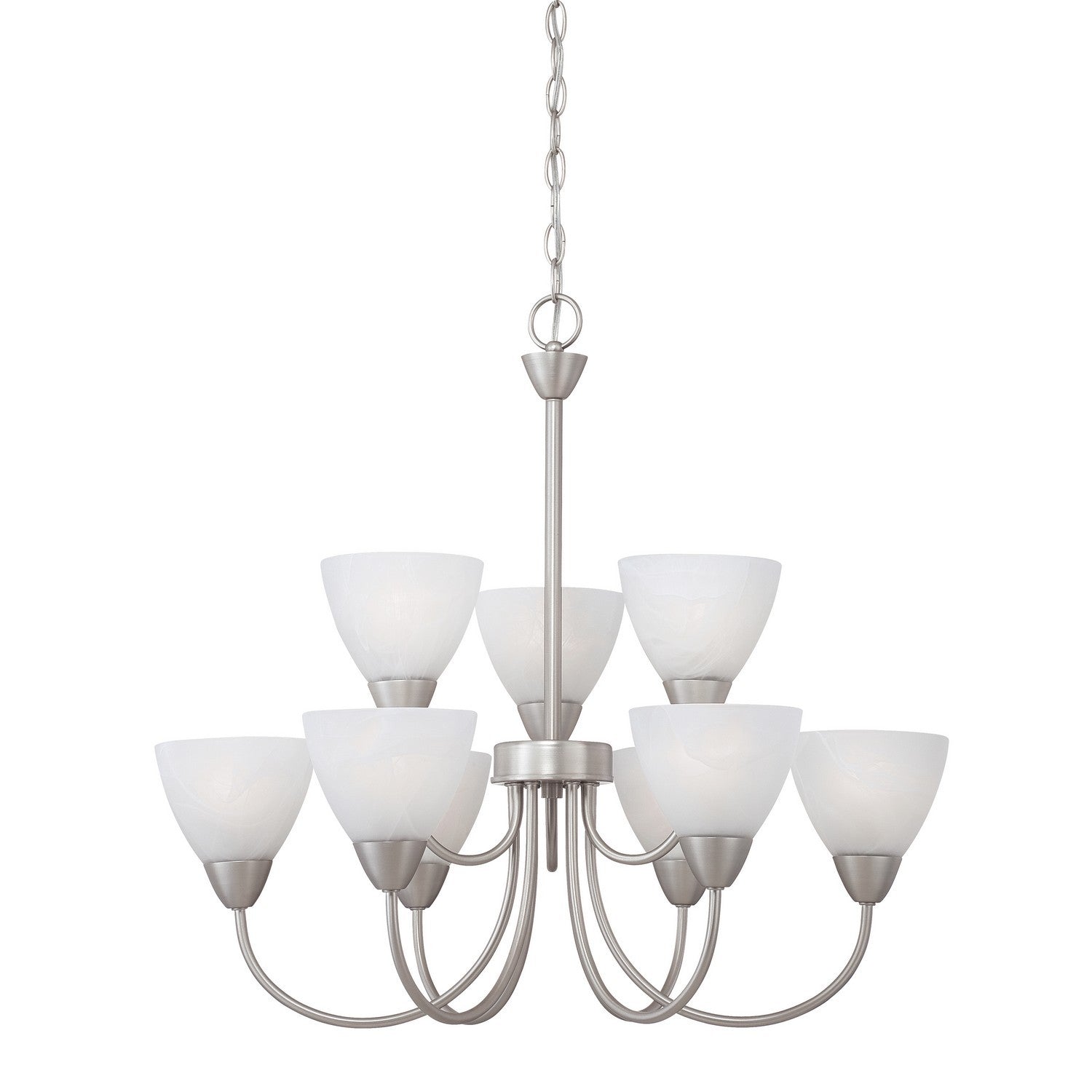 ELK Home - 190036117 - Nine Light Chandelier - Tia - Matte Nickel