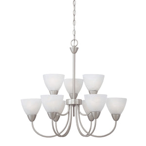 ELK Home - 190036117 - Nine Light Chandelier - Tia - Matte Nickel