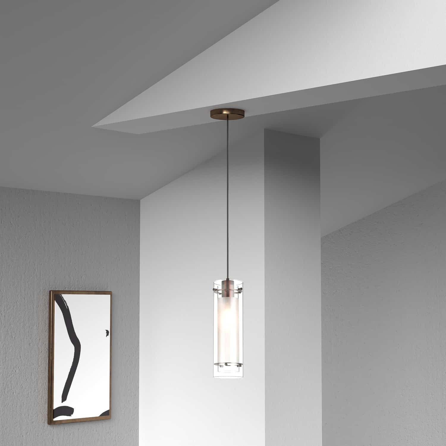 Dainolite Ltd - 22152-CF-OBB - One Light Pendant - Pasha - Oil Brushed Bronze