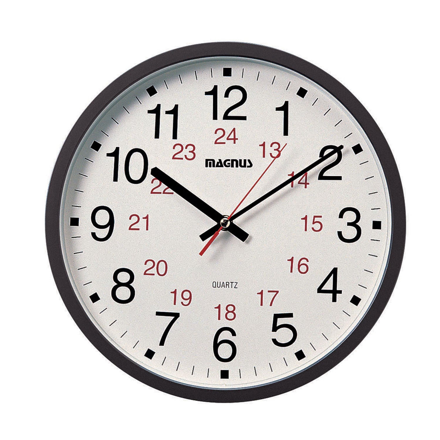 Dainolite Ltd - 22502-BK - Clock - Clock - Black