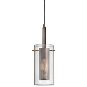 Dainolite Ltd - 30961-CM-OBB - One Light Pendant - Percy - Oil Brushed Bronze