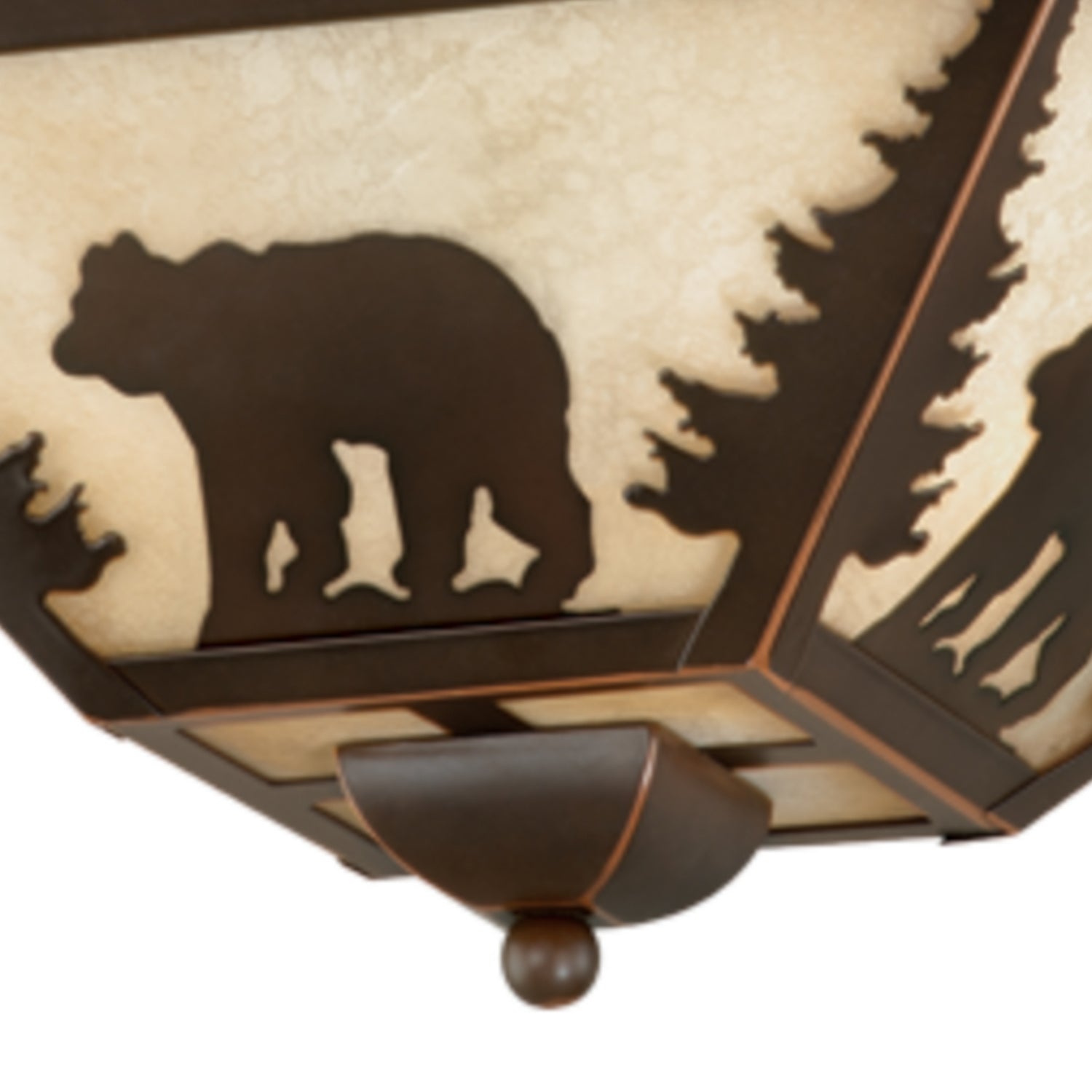 Vaxcel - CC55714BBZ - Three Light Flush Mount - Bozeman - Burnished Bronze