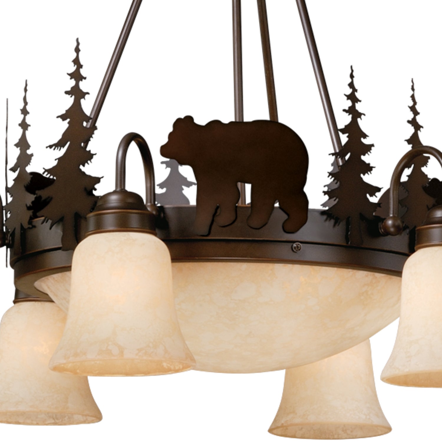 Vaxcel - CH55706BBZ - Nine Light Chandelier - Bozeman - Burnished Bronze