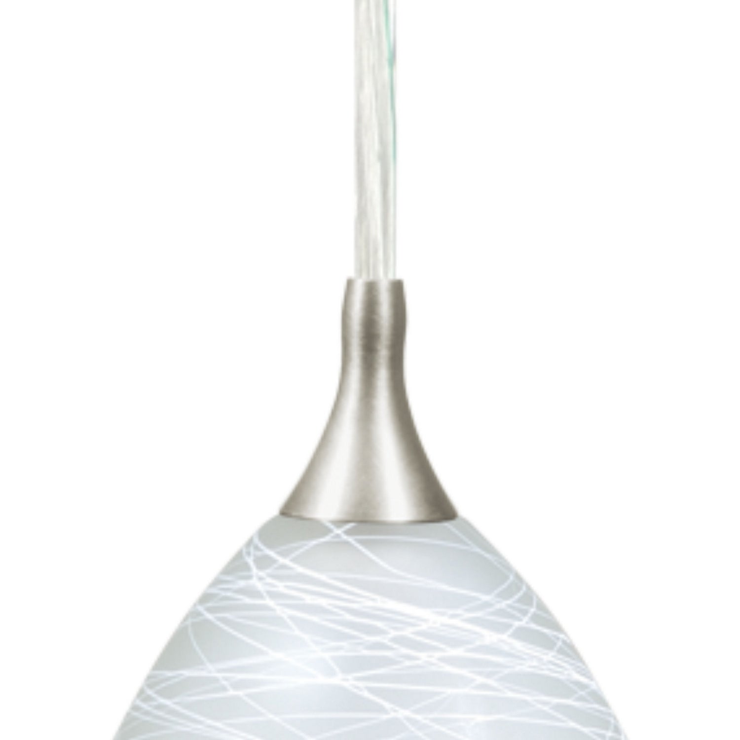 Vaxcel - PD57111SN - One Light Mini Pendant - Milano - Satin Nickel