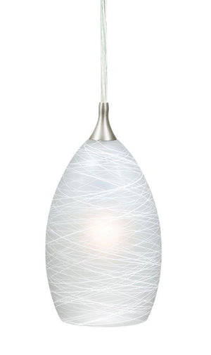 Vaxcel - PD57111SN - One Light Mini Pendant - Milano - Satin Nickel