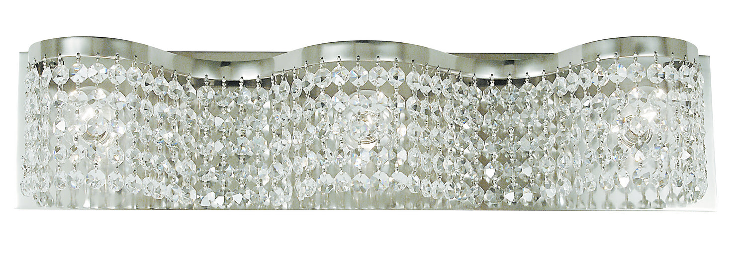 Framburg - 2343 PS - Three Light Wall Sconce - Princessa - Polished Silver