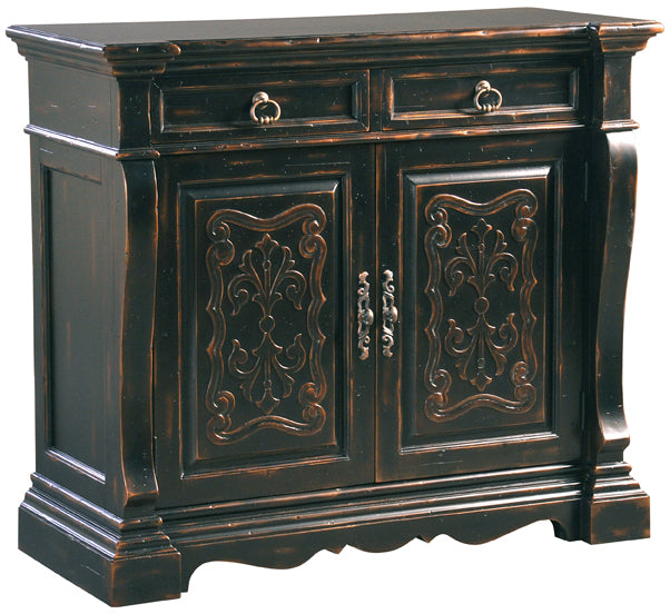 Ambella Home - 02210-630-001 - Sideboard - Aspen Scrolled - Antique Ebony