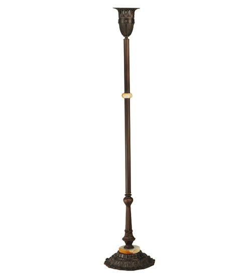 Meyda Tiffany - 10842 - One Light Floor Base Hardware - Florentine - Mahogany Bronze/ Highlighted Craftsman Bronze