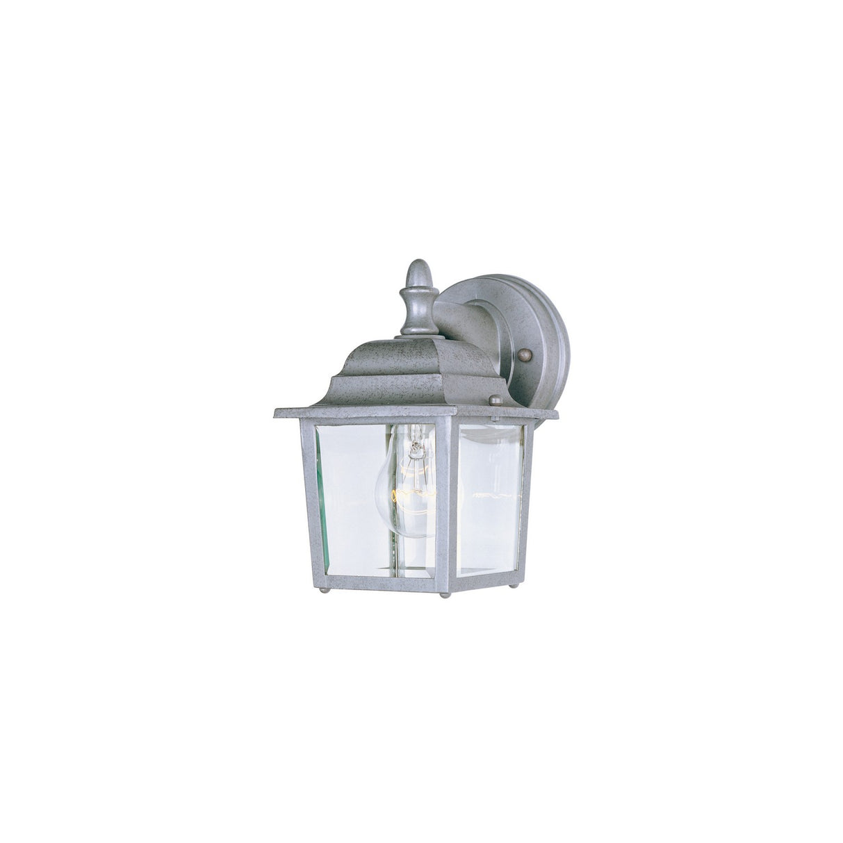 Maxim - 1025PE - One Light Outdoor Wall Lantern - Builder Cast - Pewter