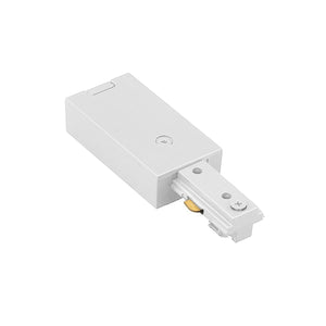 W.A.C. Lighting - JLE-WT - Track Connector - J Track - White