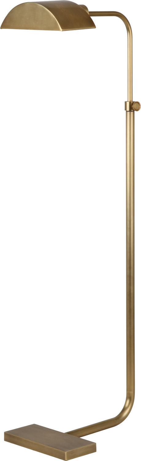 Robert Abbey - 461 - One Light Floor Lamp - Koleman - Aged Brass