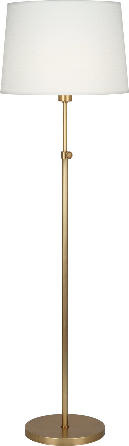 Robert Abbey - 463 - One Light Floor Lamp - Koleman - Aged Brass