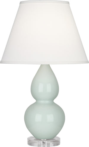 Robert Abbey - A788X - One Light Accent Lamp - Small Double Gourd - Celadon Glazed Ceramic w/Lucite Base