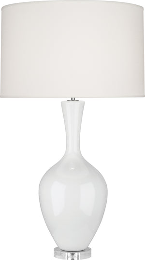 Robert Abbey - LY980 - One Light Table Lamp - Audrey - Lily Glazed Ceramic