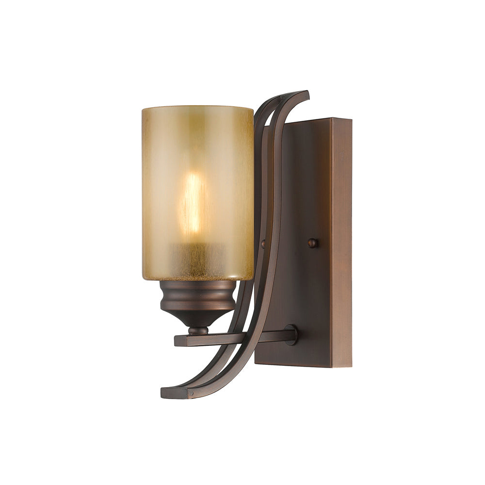 Golden - 1051-BA1 SBZ - One Light Bath Vanity - Hidalgo - Sovereign Bronze