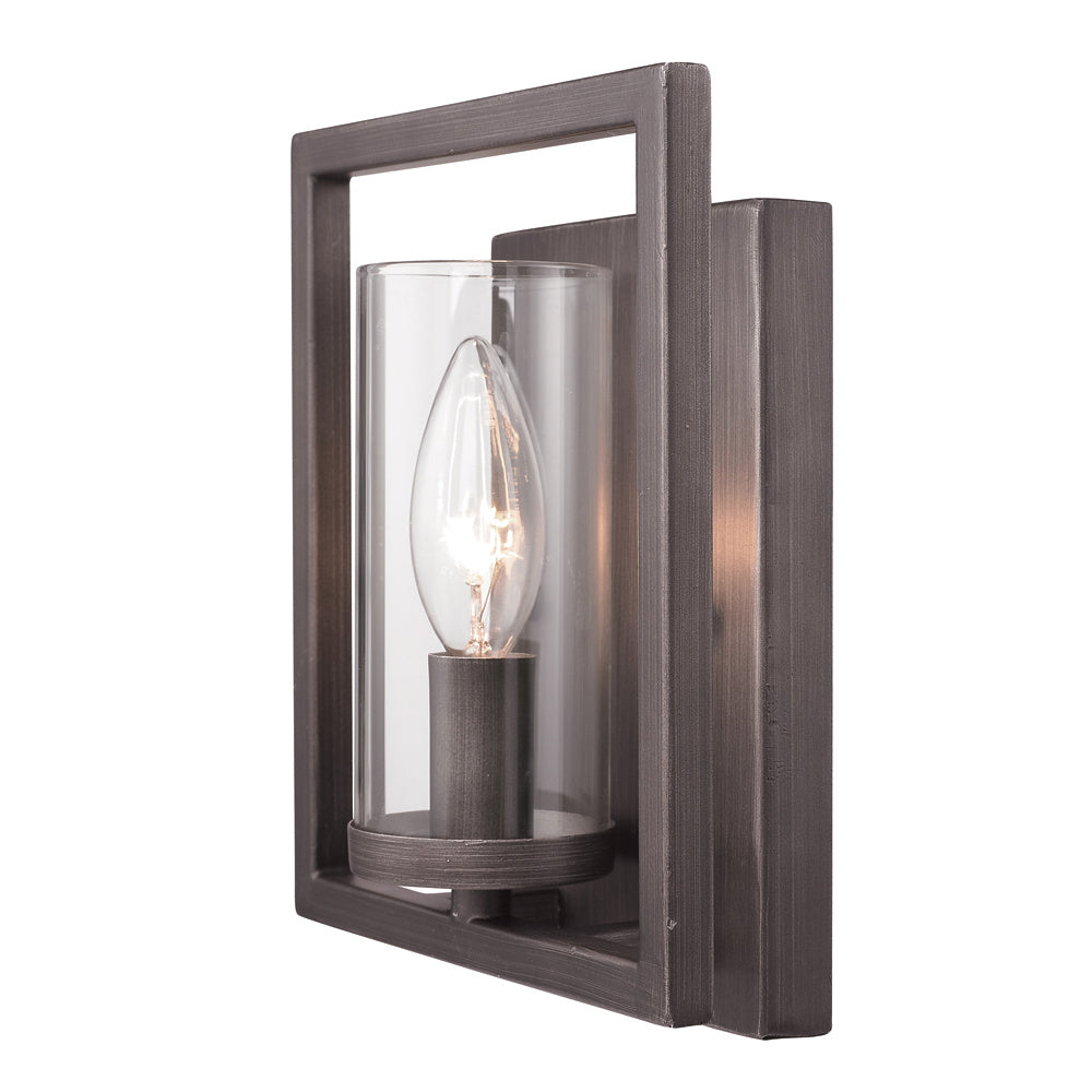 Golden - 6068-1W GMT - One Light Wall Sconce - Marco - Gunmetal Bronze