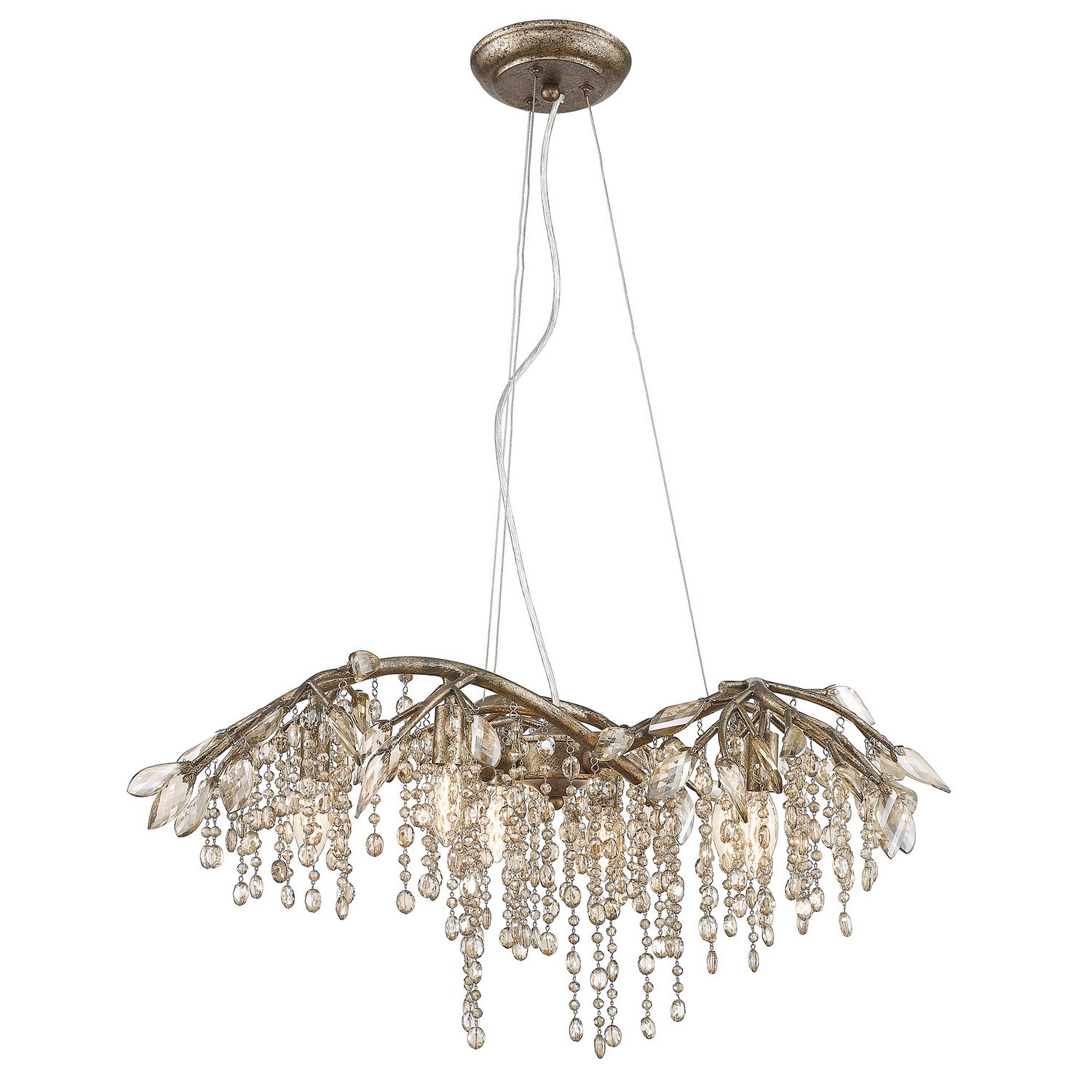 Golden - 9903-6 MG - Six Light Chandelier - Autumn Twilight MG - Mystic Gold