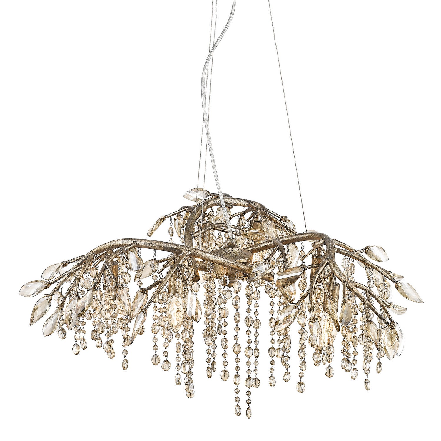 Golden - 9903-6 MG - Six Light Chandelier - Autumn Twilight MG - Mystic Gold