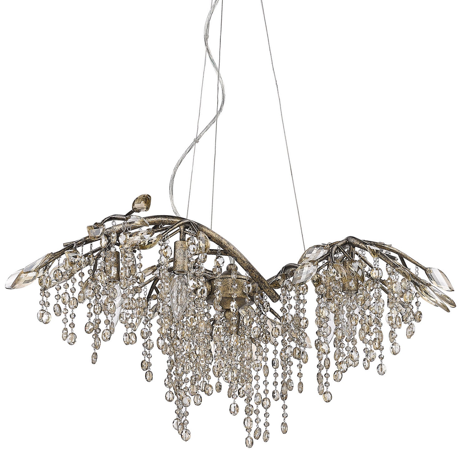 Golden - 9903-6 MG - Six Light Chandelier - Autumn Twilight MG - Mystic Gold