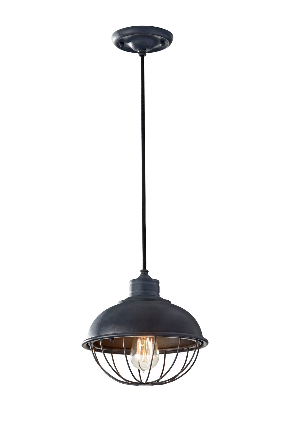 Generation Lighting. - P1242AF - One Light Pendant - Urban Renewal - Antique Forged Iron