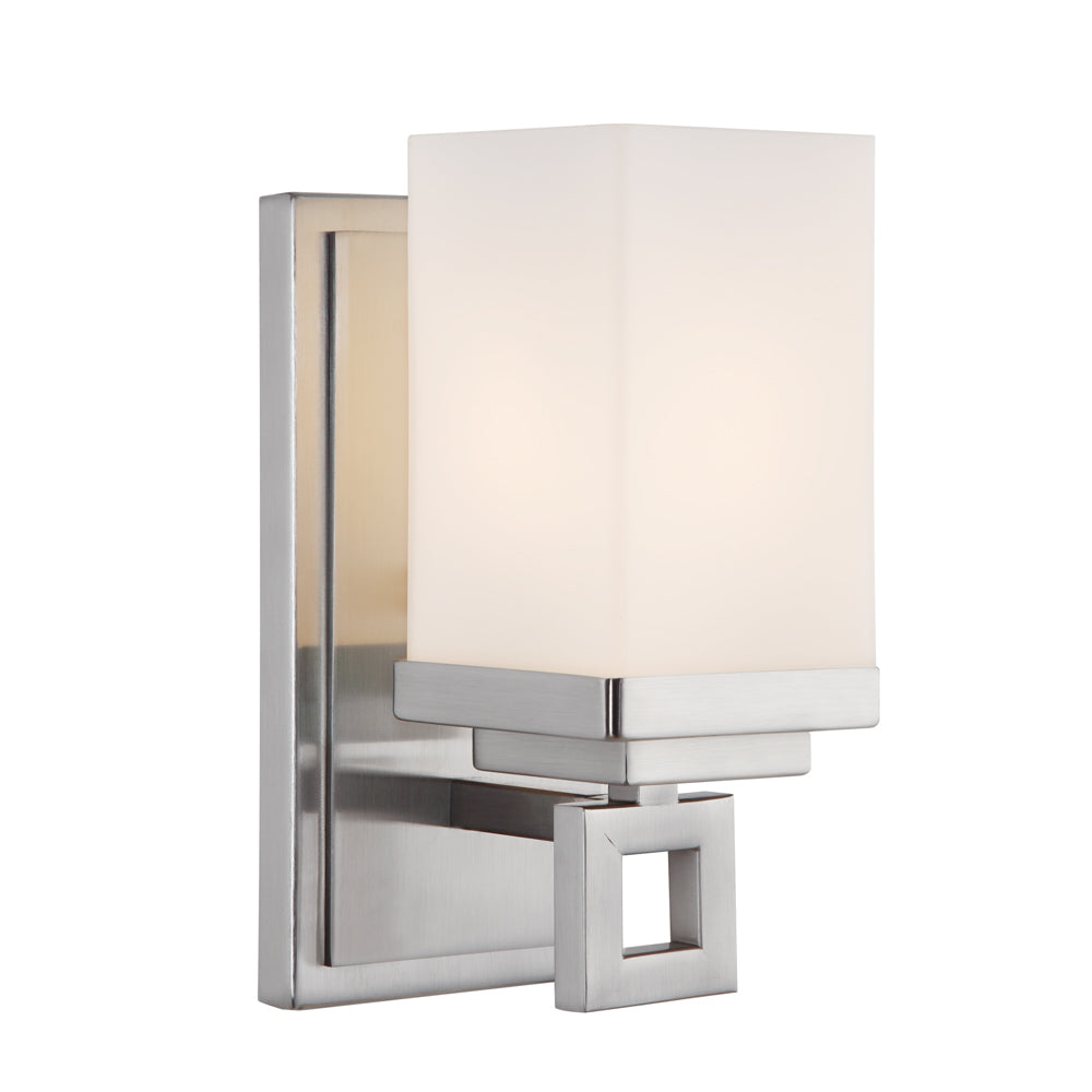 Golden - 4444-BA1 PW - One Light Bath Vanity - Nelio - Pewter