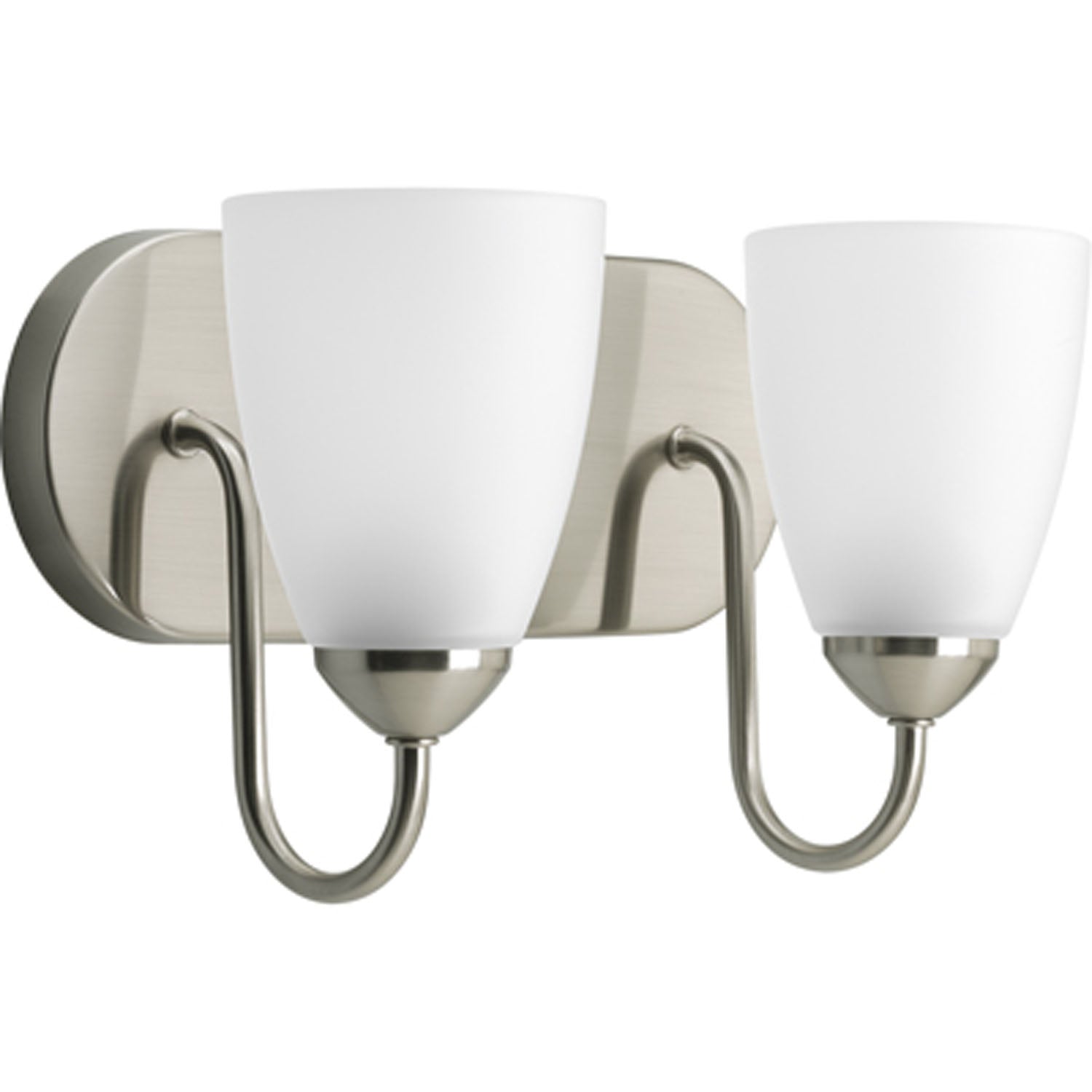 Progress Lighting - P2707-09 - Two Light Bath - Gather - Brushed Nickel