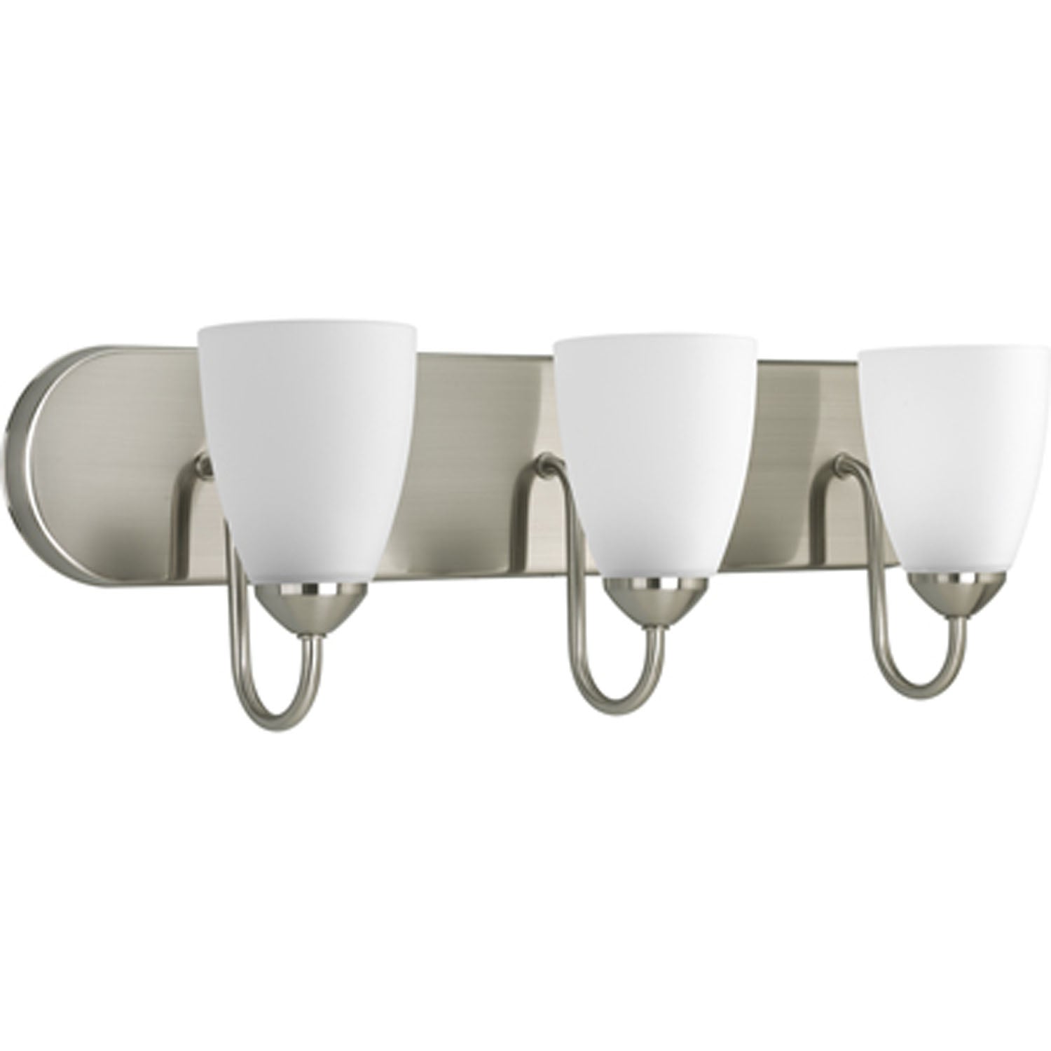 Progress Lighting - P2708-09 - Three Light Bath - Gather - Brushed Nickel