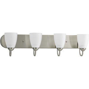 Progress Lighting - P2709-09 - Four Light Bath - Gather - Brushed Nickel