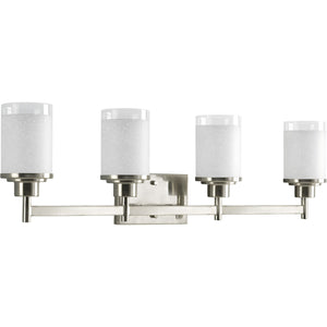 Progress Lighting - P2998-09 - Four Light Bath - Alexa - Brushed Nickel