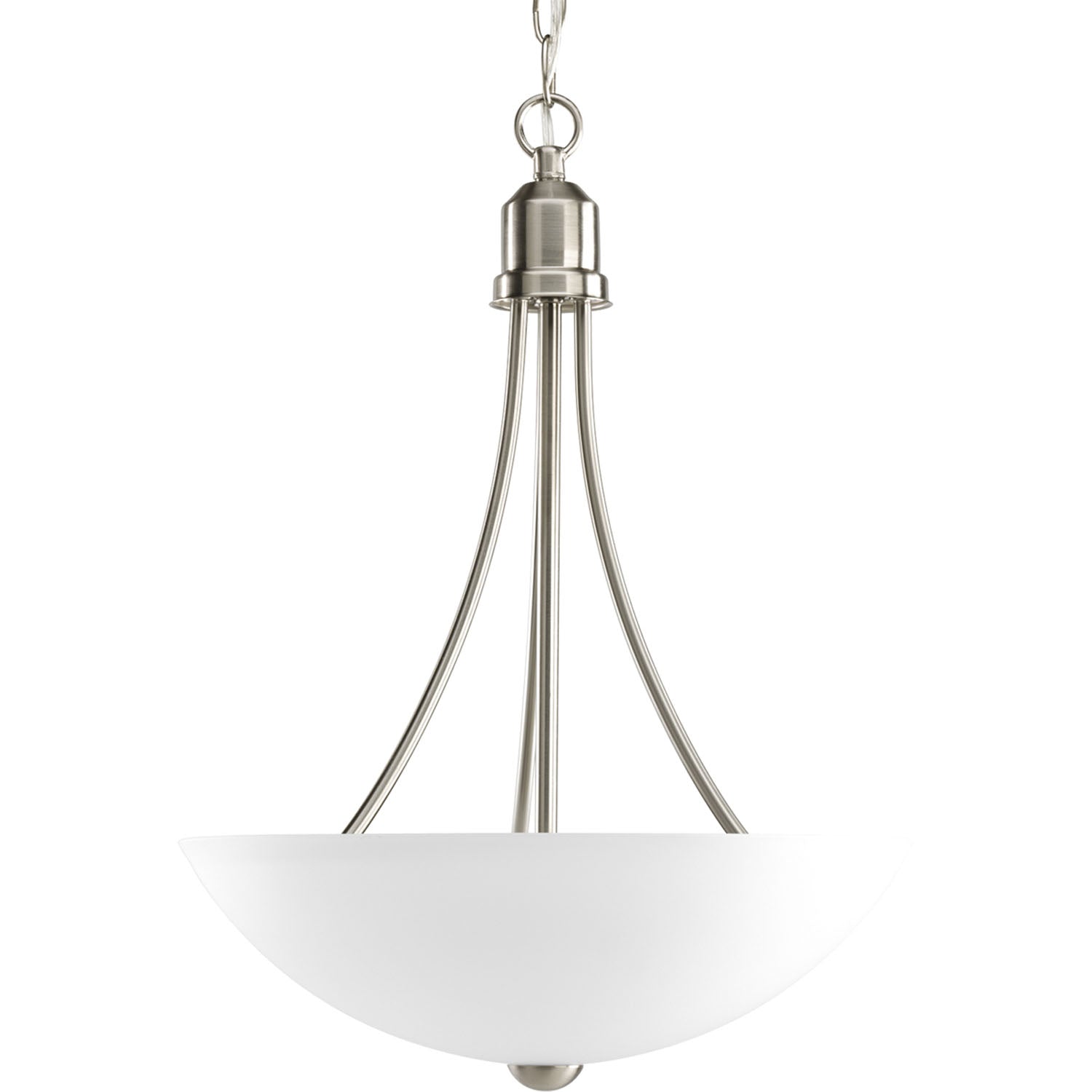 Progress Lighting - P3914-09 - Two Light Foyer Pendant - Gather - Brushed Nickel