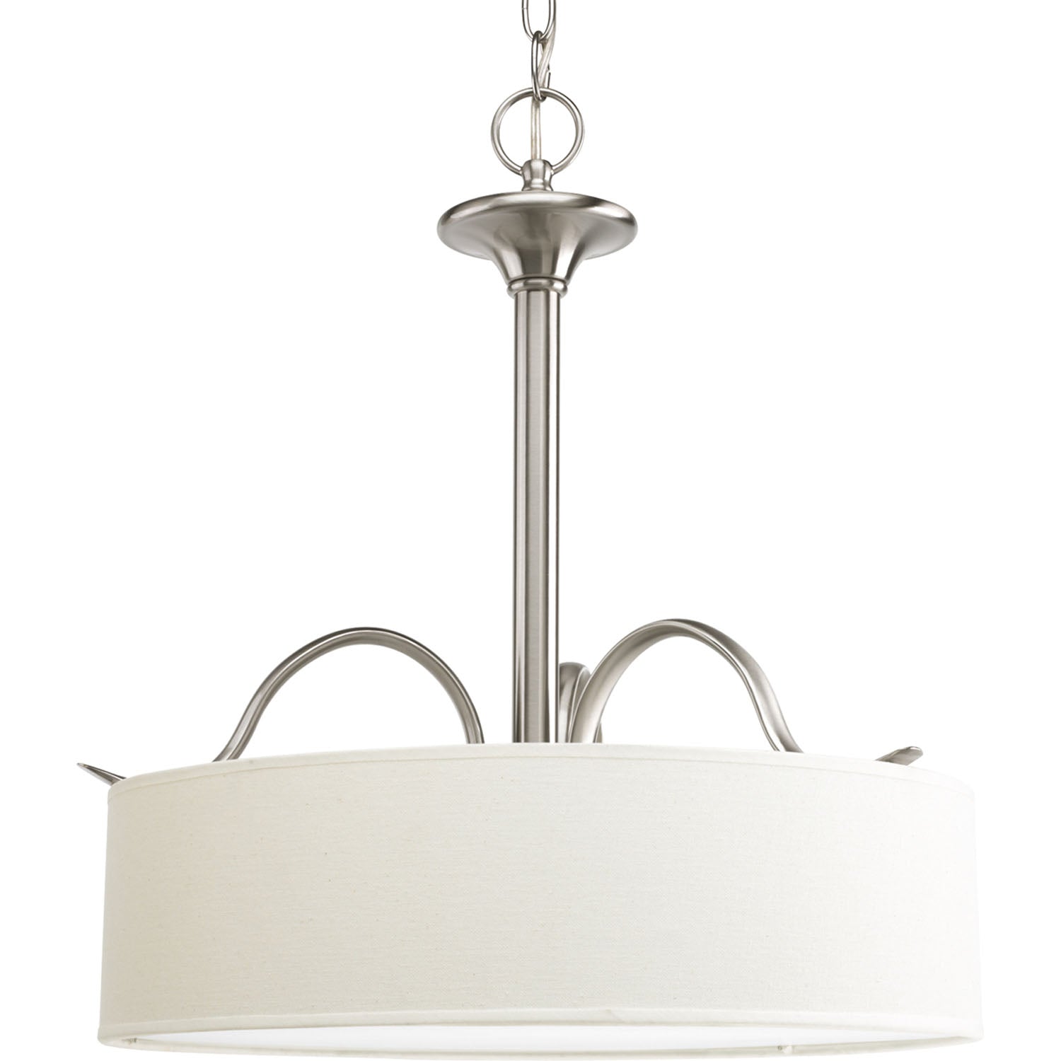 Progress Lighting - P3931-09 - Three Light Pendant - Inspire - Brushed Nickel