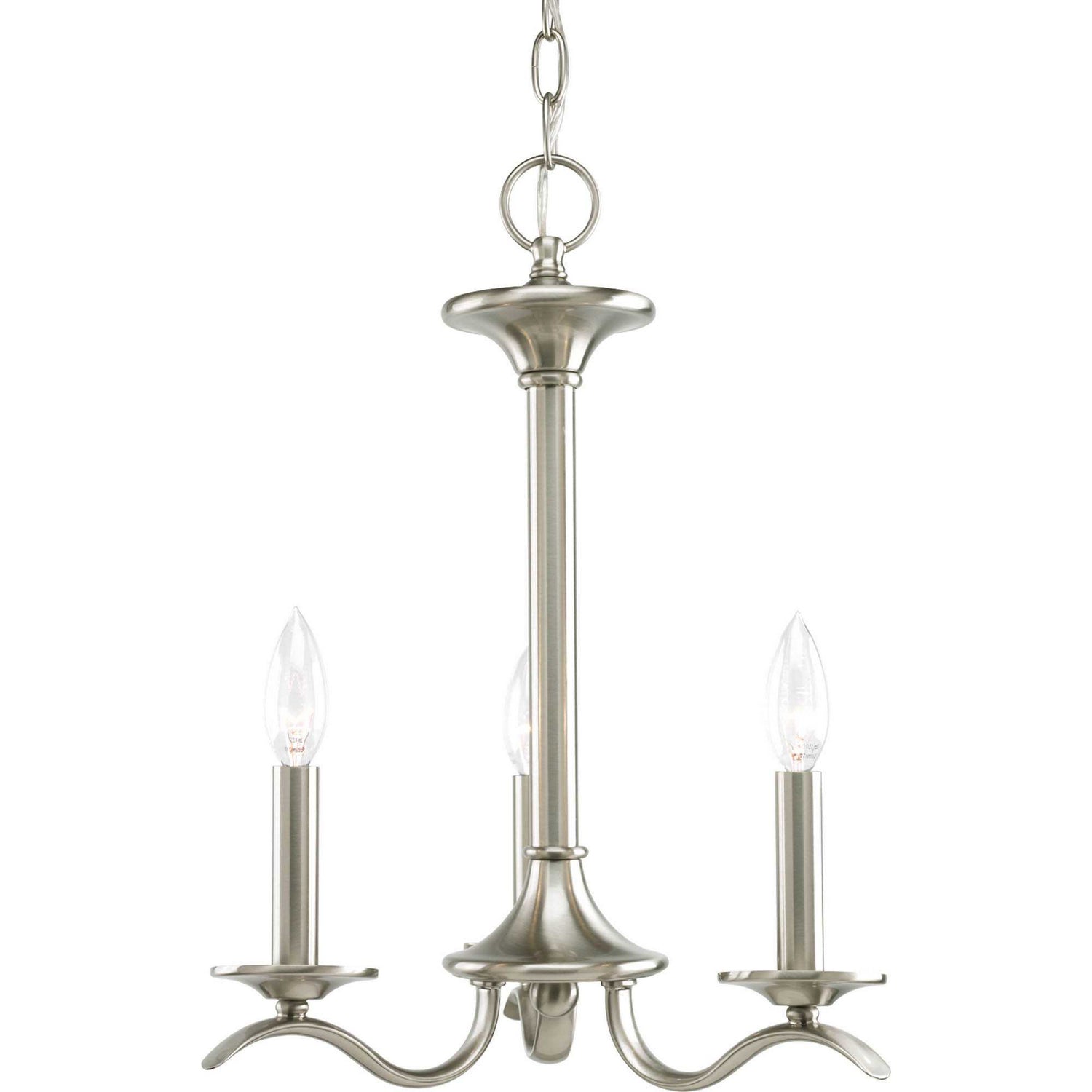 Progress Lighting - P4632-09 - Three Light Chandelier - Inspire - Brushed Nickel