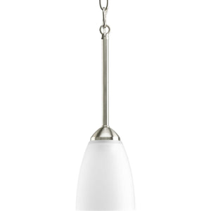 Progress Lighting - P5113-09 - One Light Mini Pendant - Gather - Brushed Nickel