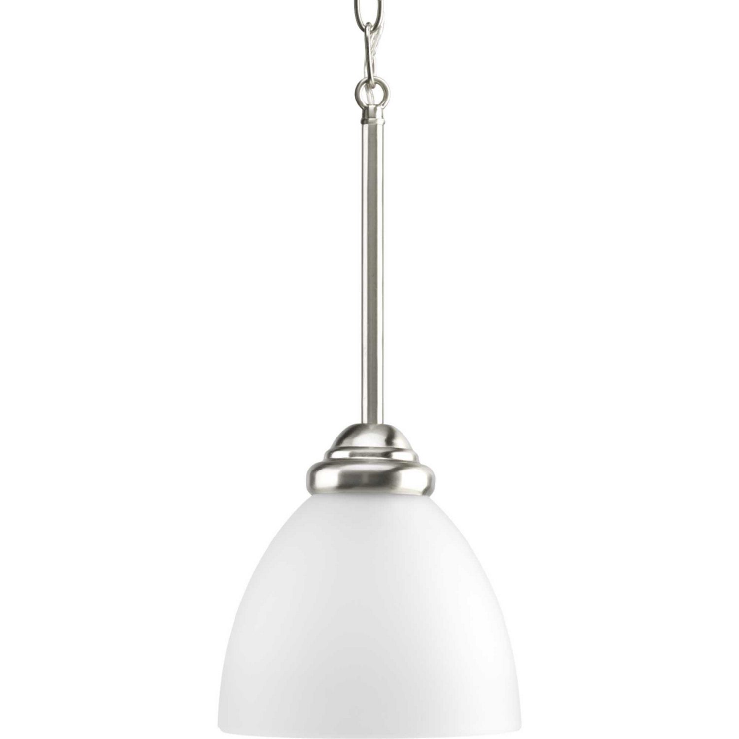 Progress Lighting - P5131-09 - One Light Pendant - Heart - Brushed Nickel