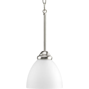 Progress Lighting - P5131-09 - One Light Pendant - Heart - Brushed Nickel