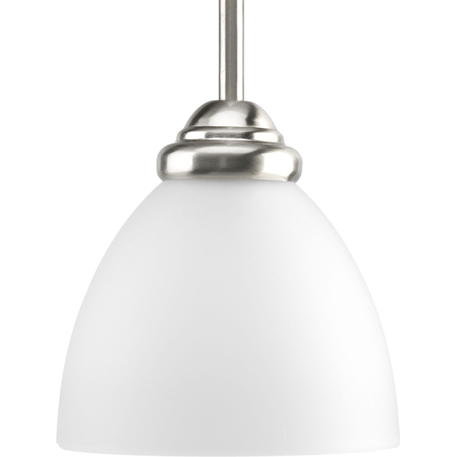 Progress Lighting - P5131-09 - One Light Pendant - Heart - Brushed Nickel