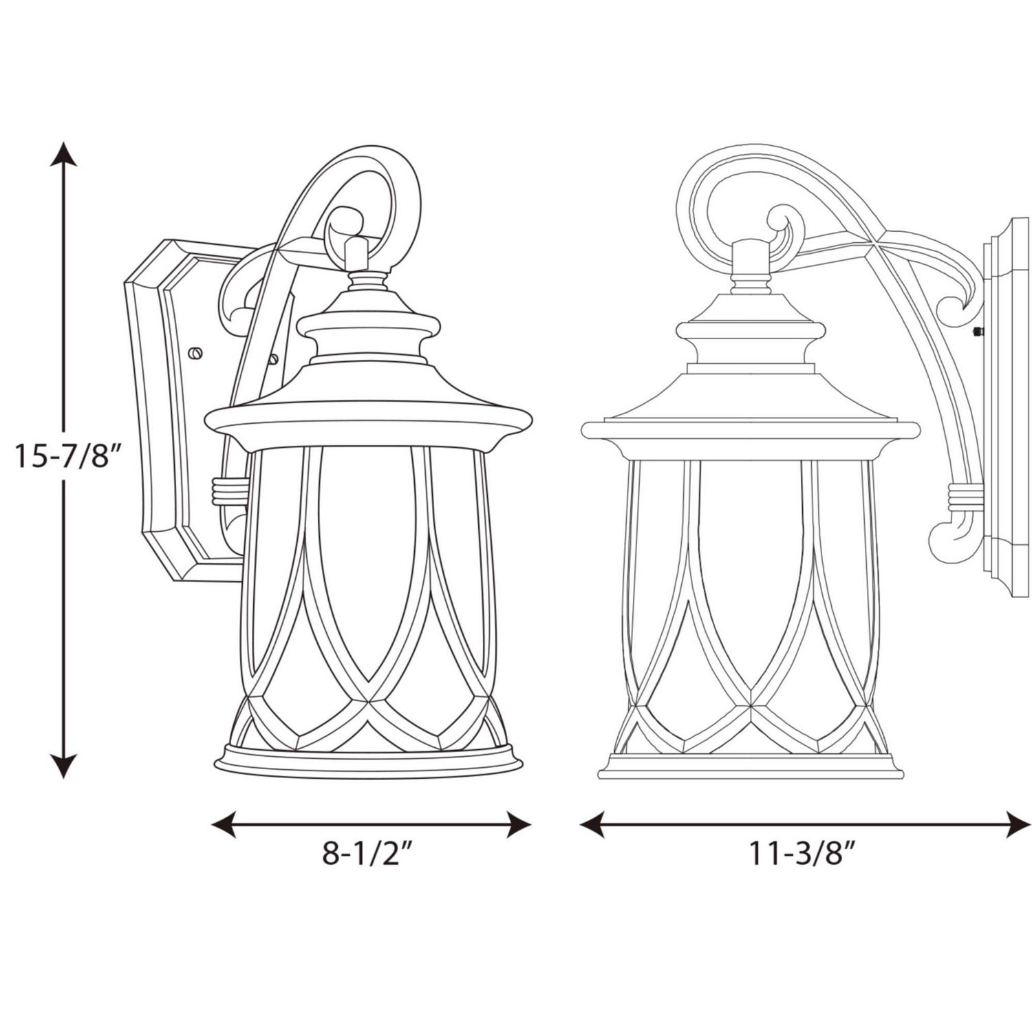 Progress Lighting - P5988-122 - One Light Wall Lantern - Resort - Aged Copper