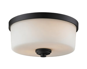 Z-Lite - 220F2 - Two Light Flush Mount - Arlington - Bronze