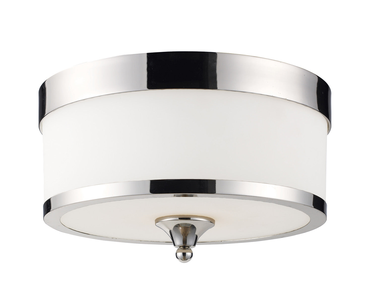 Z-Lite - 307F-CH - Three Light Flush Mount - Cosmopolitan - Chrome