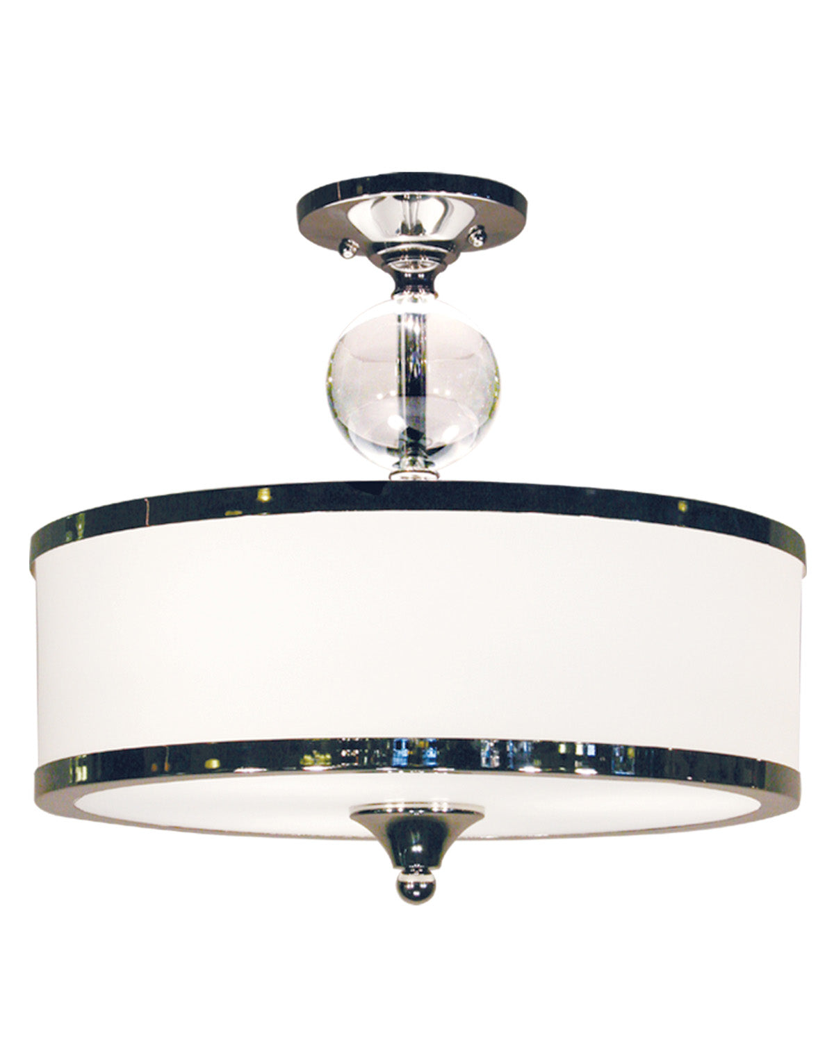 Z-Lite - 307SF-CH - Three Light Semi Flush Mount - Cosmopolitan - Chrome