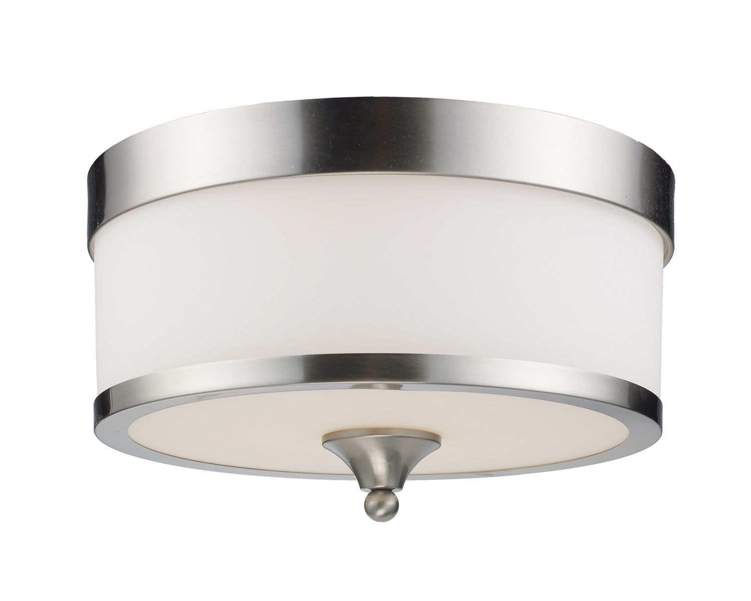 Z-Lite - 308F-BN - Three Light Flush Mount - Cosmopolitan - Brushed Nickel