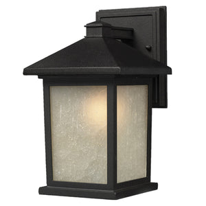Z-Lite - 507B-BK - One Light Outdoor Wall Light - Holbrook - Black