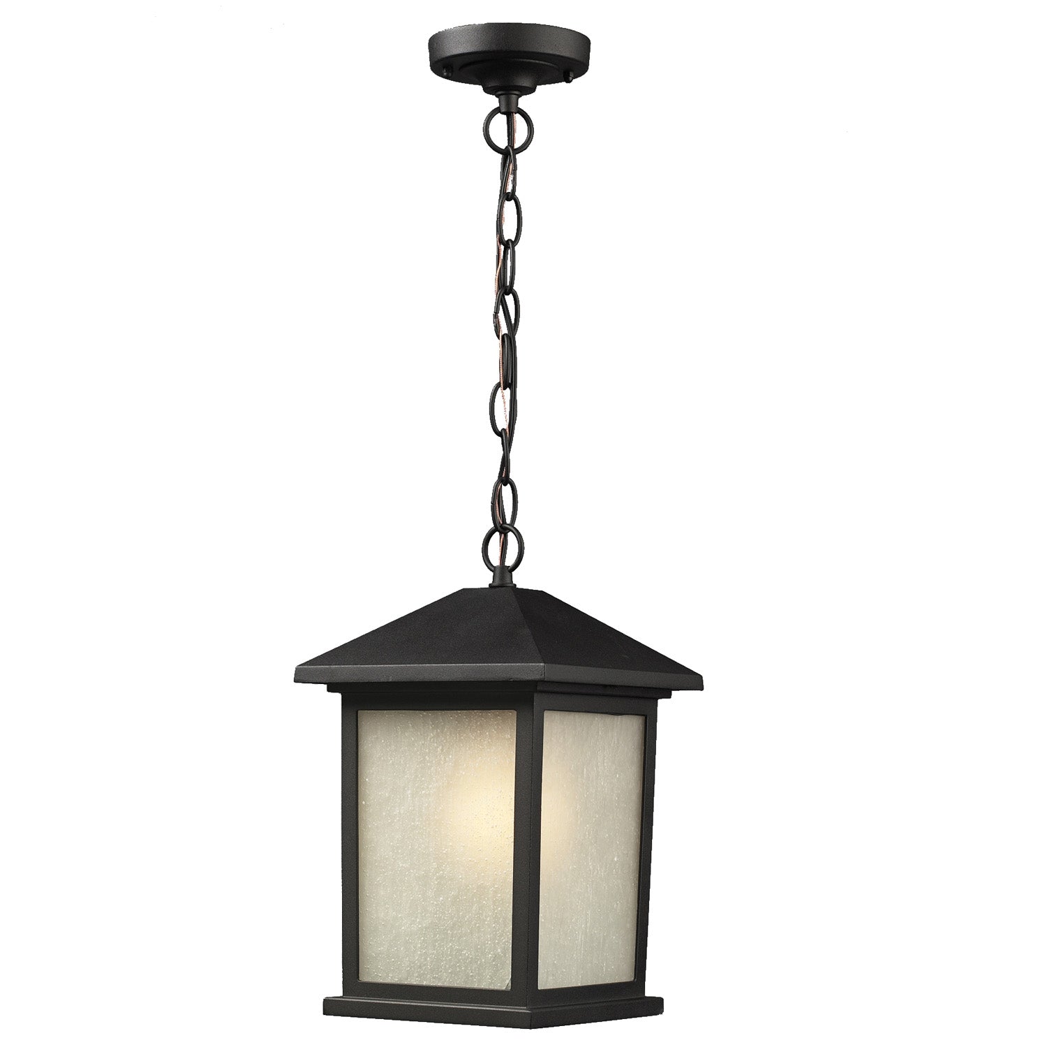 Z-Lite - 507CHM-BK - One Light Outdoor Chain Mount Ceiling Fixture - Holbrook - Black