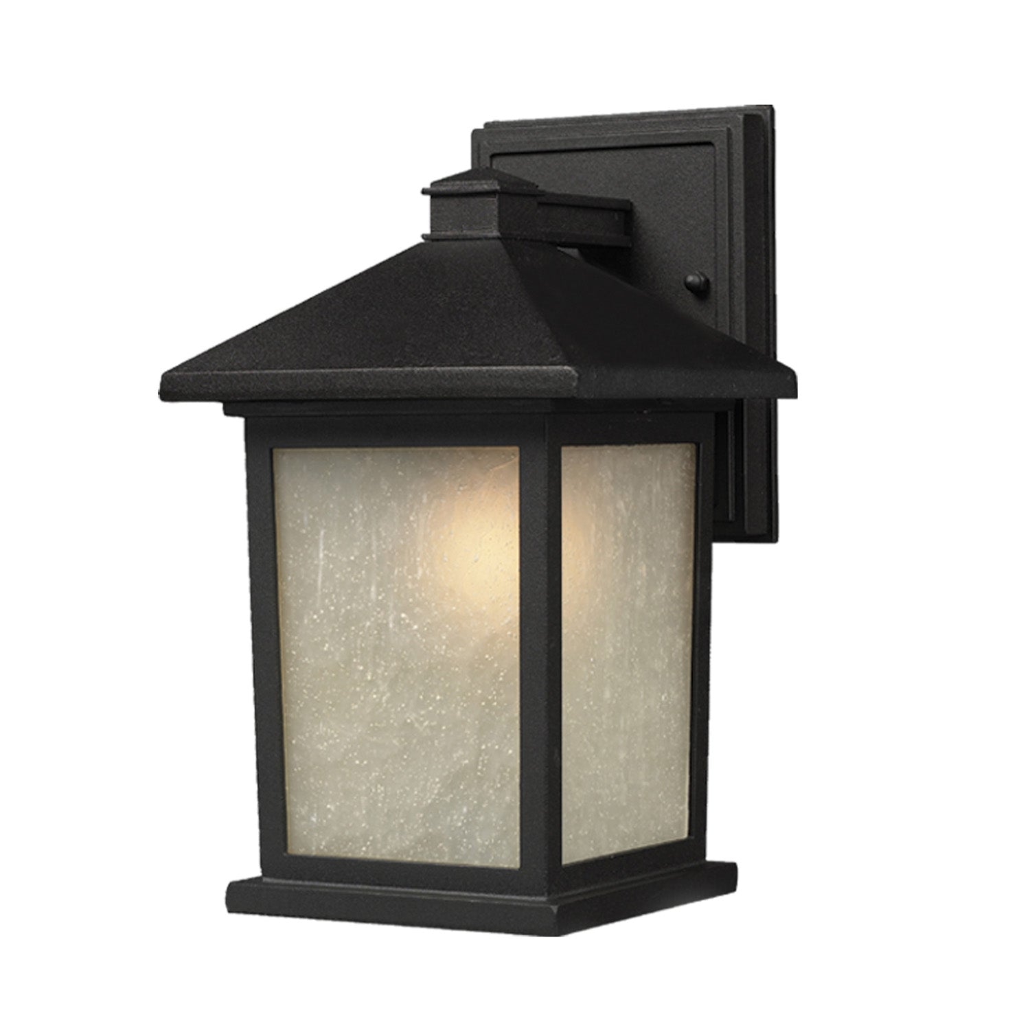 Z-Lite - 507M-BK - One Light Outdoor Wall Mount - Holbrook - Black