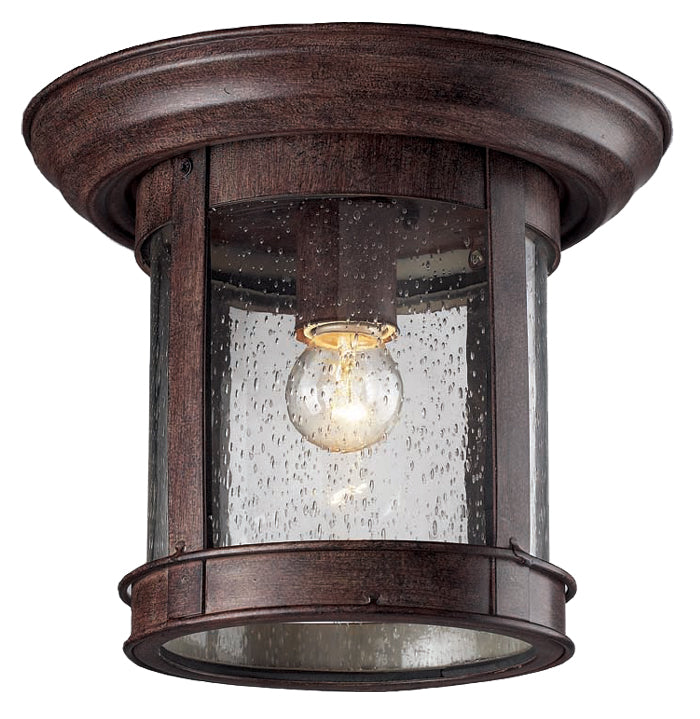 Z-Lite - 515F-WB - One Light Outdoor Flush Mount - Outdoor Flush Mount - Weathered Bronze