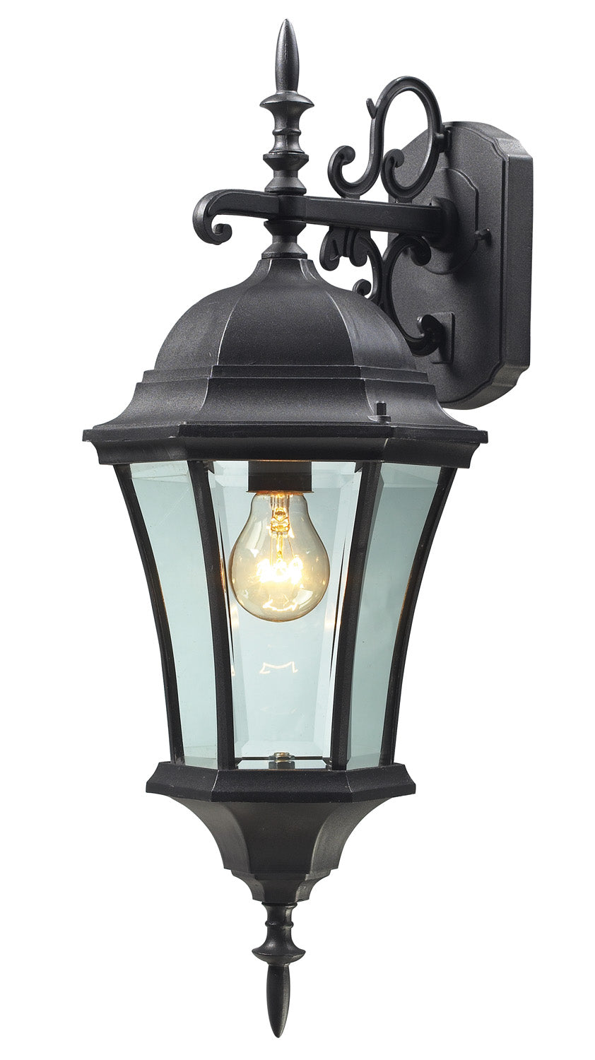 Z-Lite - 522M-BK - One Light Outdoor Wall Light - Wakefield - Black